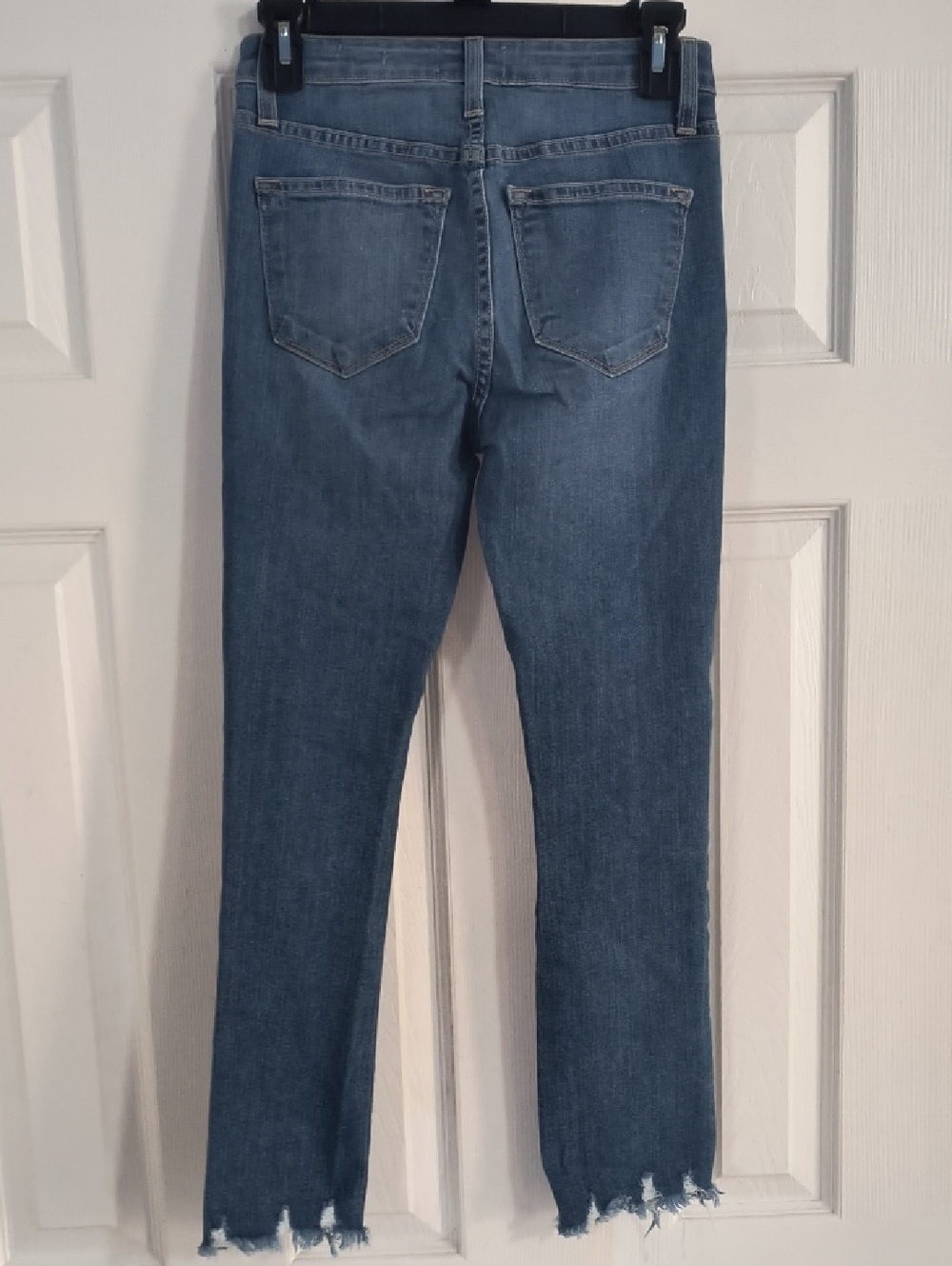 LTJ Letter to Juliet Siena Jean High Waist Straight Leg Distressed Jeans Size 24 - Picture 2 of 3